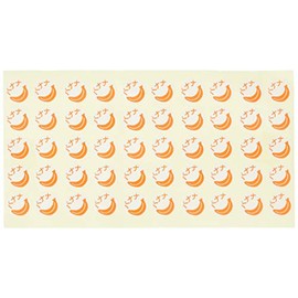 cotta Seals 20 Bananas, Orange, 0.6 inch (1.5 cm) Diameter 1761, Pack of 100