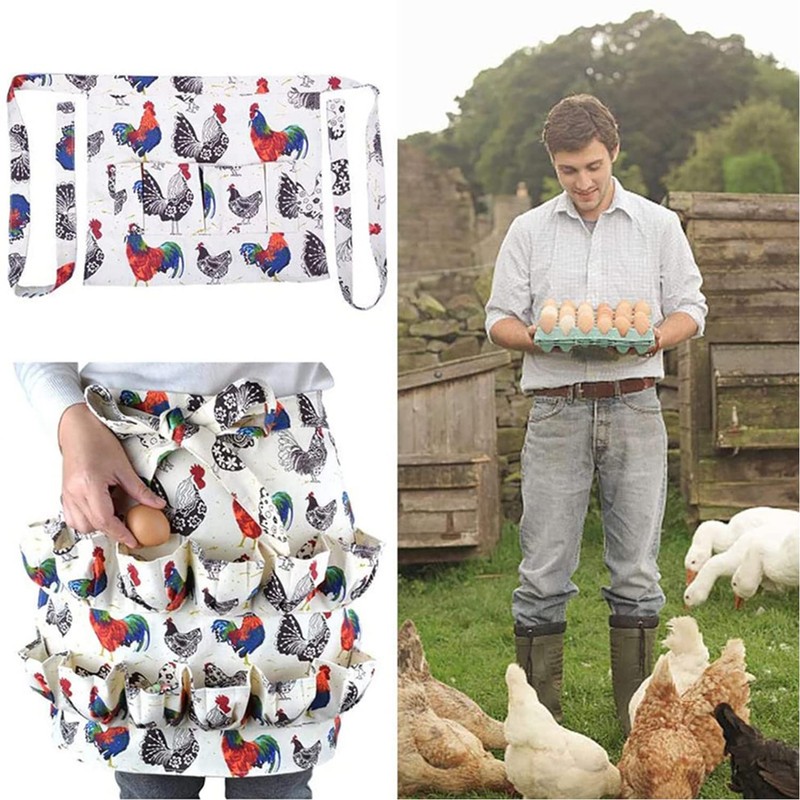 Colrid Egg Apron, Egg Apron Collecting, Egg Apron Apron, Farm