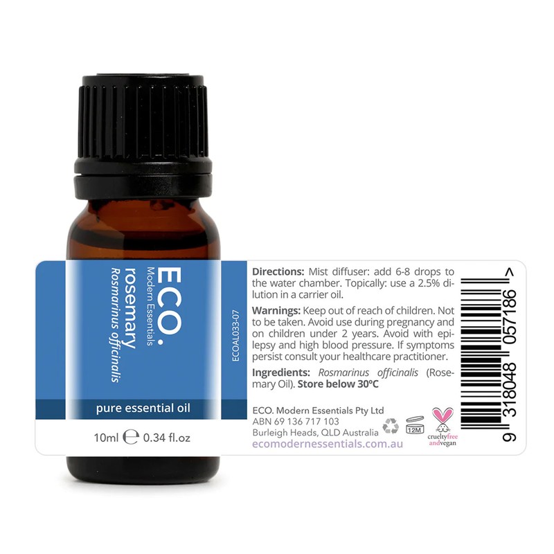 ECO. Modern Essentials Rosemary Pure Essential Oil, 10ml
