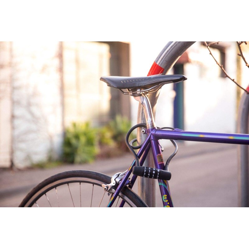 KNOG Party Coil Cable Key Lock, Light Red, 10mm x