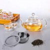 Vankcp 4 Set Tea Strainers with Drip Bowls, Loose Leaf