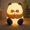 Pat Light Tap Night Light Cute Cartoon Panda Soft Silicone