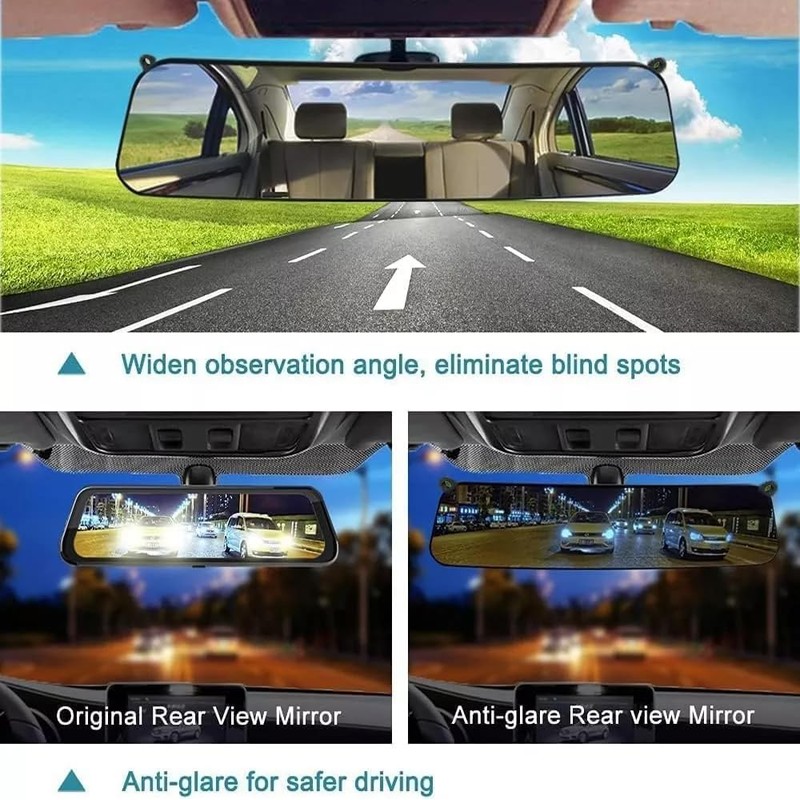 SLNXA Retrovisor para Auto de 160° Gran Angular, Espejo Retrovisor