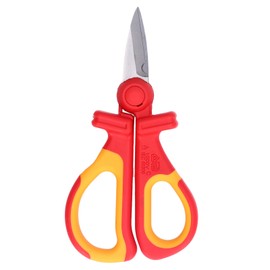 Insulated Electrician Scissors Integral Insulation High Voltage Resistance 1000V Electrician Shears for Electricity