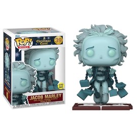 Funko A Christmas Carol + Pop Protector: Retro Holiday Pop! Classic Books Vinyl Figure (Bundled with ToyBop Box Protector Collector Case) (Jacob Marley with Chains Glow-in-The-Dark #39/81144)