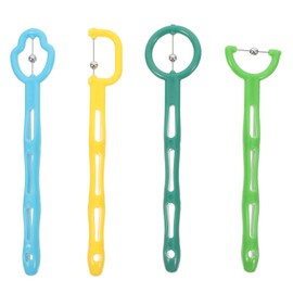 DOITOOL Oral Muscle Trainer: 4Pcs Tongue Thrust Corrector Tongue Exerciser, Kids Tongue Tip Lateralization Elevation Tools Tongue Muscle Exerciser for Kids Oral Motor