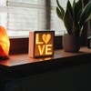 CIM 3D Papercut Lightbox - Square Love - Dimensions: 16