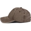 styleBREAKER 04023054 Unisex 6-Panel Vintage Cap, Plain Washed Look, Baseball