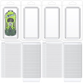 Wesiti 100 Pcs Plastic Blister Clamshell Protective Case Action Figure Display Case Plastic Display Protective for Action Figure Prevent Scratches PET Protector