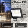 MIWAT 50W Plug in LED Motion Sensor Flood Light, PIR