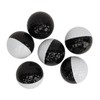 6PCS Golf Balls Synthetic Rubber Resin Putting Practice Ball for