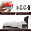 Krisler Adjustable Threaded Bed Frame Anti-Shake Tool for Bed, Headboard