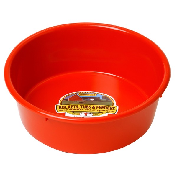 Little Giant Plastic Utility Pan (Red) Durable & Versatile Short