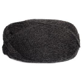 Highland Haven - 100% Highland Wool Yarn Set of 3 Skeins (150 Grams) Fingering Weight - Sourced Directly from Peru - Heavenly Soft and Perfect for Knitting and Crocheting (Fingering, Charcoal Gray)