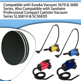Aolleteau 6 Pack Vacuum Filter Compatible with Eureka Vacuum Models 3670M,3680,3670G,3670H Series