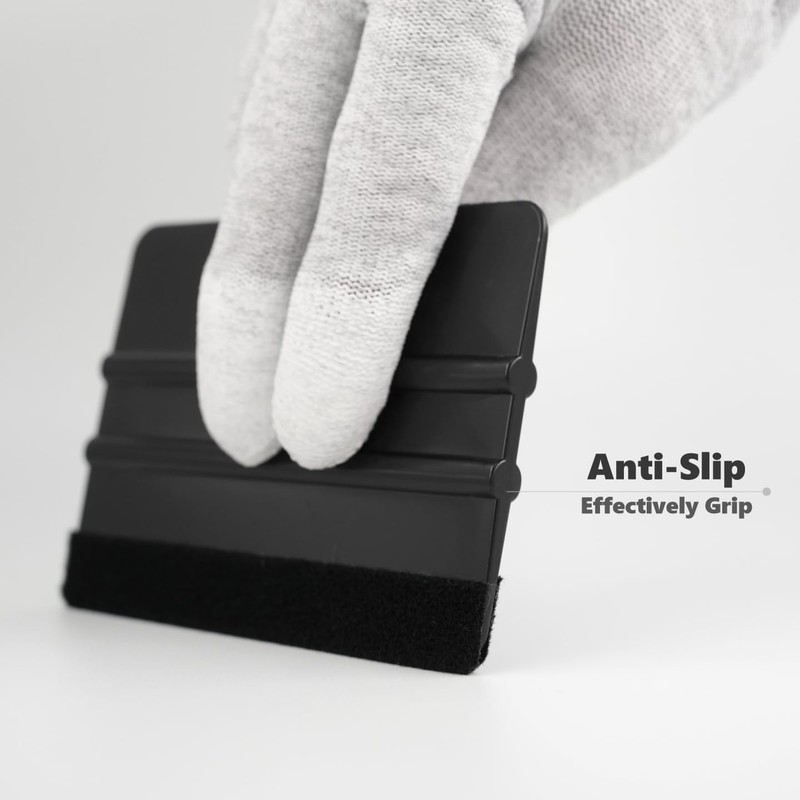2-Pack Felt Edge Squeegee Tool for Car Vinyl Wrap, Window