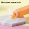 Travel Bottle Mini Toothpaste Dispensing Container Leakproof Dispenser Tube Home