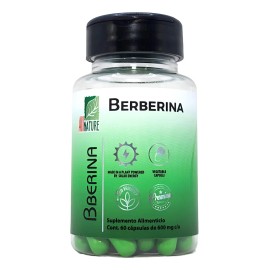 All Nature Berberina Glucosa 60 Capsulas 600mg Sabor Sin Sabor