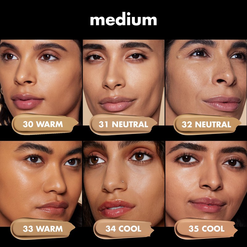 e.l.f. Soft Glam Foundation, Medium Coverage, Long-Lasting & Buildable Foundation