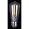 Canarm Clear LED Bulb, B-LST45-6-48, E26 Socket, 8W ST45 Shape,