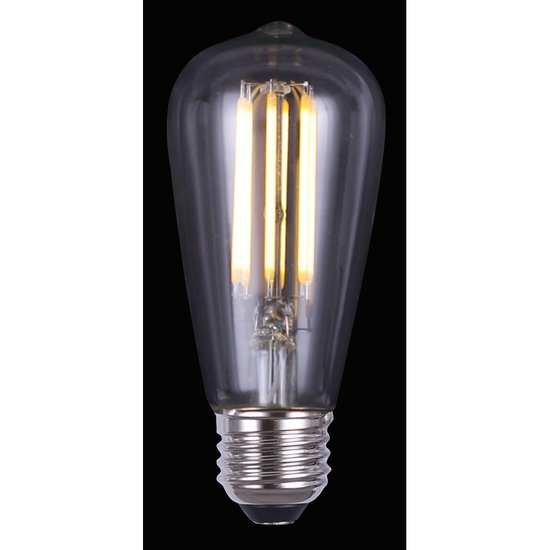 Canarm Clear LED Bulb, B-LST45-6-48, E26 Socket, 8W ST45 Shape,