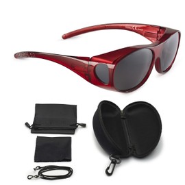 FALINGO Flexi Edition Polarised UV 400 Sunglasses, red