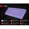 GK61 Mechanical Gaming Keyboard - 61 Keys Multi Color RGB