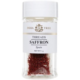 India Tree Saffron Threads, 1 gram (Pack of 2)