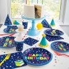 Unique Peppy Birthday Dessert Plates, Round - 7" (Pack of