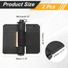 sourcing map 2 Pack Heavy Duty Weldable Hinges, 2.76" x