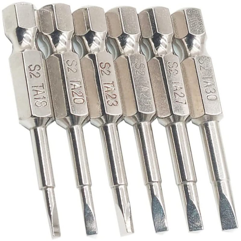 Fongmore 6 Pcs 50mm 1/4 Hex Shank Magnetic Triangle Head
