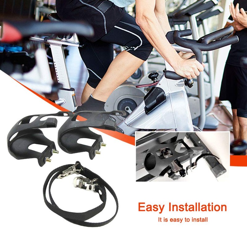 1 par de pedales de bicicleta con clip para los