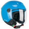 CGM Open Face Helmet 261A Mini Mono Light Blue YXS