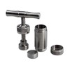 Black Leaf - T-Press - Stainless Steel Pollen Press in