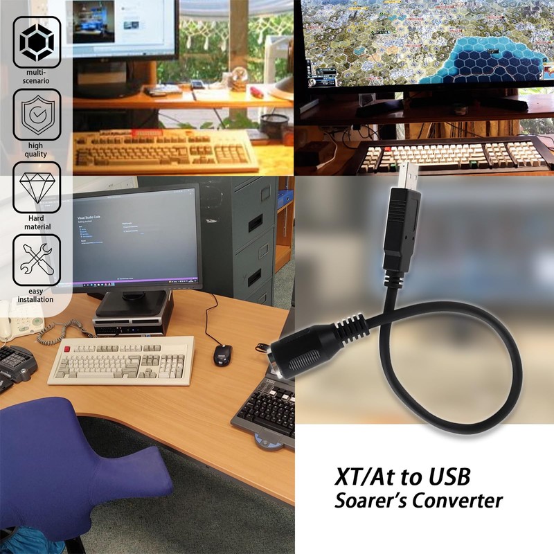 XTPTFABS for XT/at to USB Soarer's Converter +Remapping +Macros +NKRO-Support