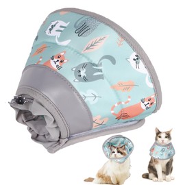 ZKFSIE Soft Cat Cone Collar - Recovery Collar for Cats to Stop Licking, Post-Surgery Protection, Skin Care, and Behavior Correction for Kittens & Adult Cats