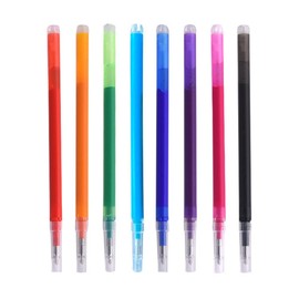 JIADEXIN Erasable Pens Pack of 8 Universal Neutral Pens for School Supplies Office Supplies Can Be Used as Student Gift 0.7 mm Thermal Ink 8 Colours Interchangeable