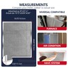 Demiwise Reusable Washable Aluminum Air Filter, MERV 8, Rectangular, Heavy-duty,