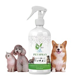 VoilaVe Pure Hypochlorous Acid Spray for Dogs, Cats | Pet Spray for Itchy, Irritated Skin, Allergy, Rashes | Supports Hydration, and Reduce Odor - 16 Oz Large Size