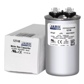 JARD 45 uf MFD 370 440 VAC ROUND Capacitor 12748 Replaces C345R C445R 97F9645 97F9619