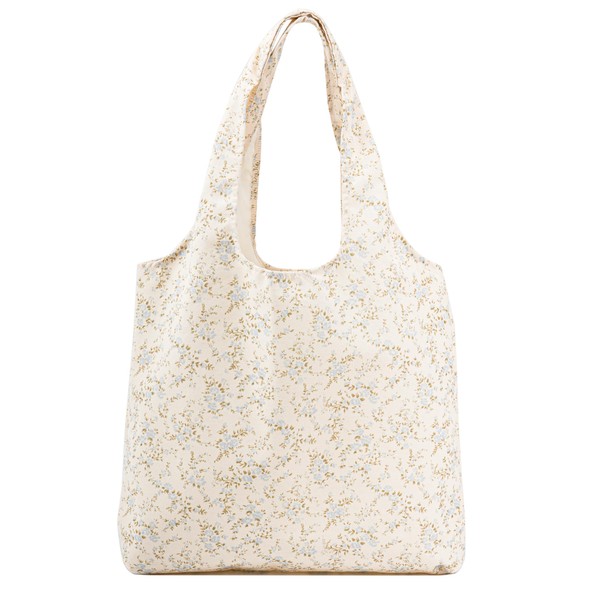 REDSINDA Canvas Tote Bag, Large Capacity Shoulder Bag with Inner