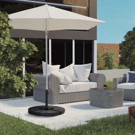 Outsunny Outdoor Universal Cross Brace Stand for Patio Umbrella, Cross Umbrella Base for Large Market Umbrella or Small Offset Umbrella, Black