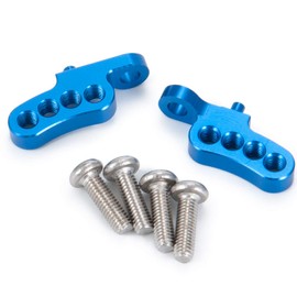 JGGZONE 4Pcs Aluminum Front Rear Shock Tower Mount Blue Shock Damper Stand Compatible with Tamiya CC01 1/10 RC Crawler Car Upgrade Parts