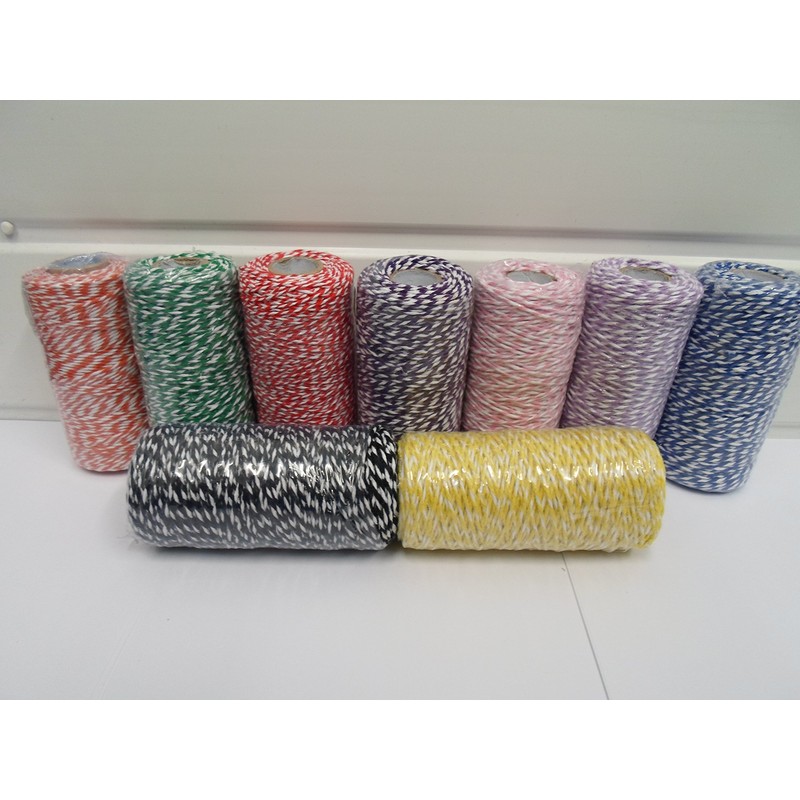 1 roll x 100 metres 2mm Bakers Twine Cord Rope