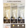 Osimir Brushed Nickel Dining Room Chandelier Light Fixture, 3-Light Pendant