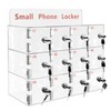 Cell Phone Storage Locker Clear Wall-Mounted Cell Phones Storage Cabinet