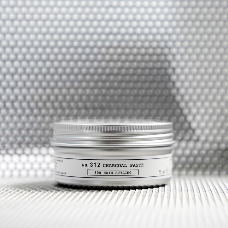 DEPOT No.312 Charcoal Paste Styling Paste with Charcoal, Strong Hold,
