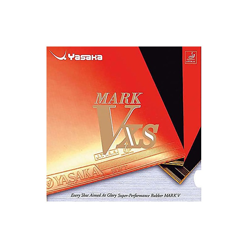 Yasaka Rubber Mark V XS, options 2.0 mm, red