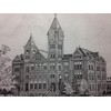 Auburn Samford Hall pen and ink 11"x14" print