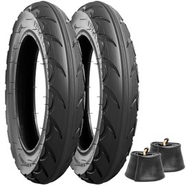 12.5x2.75 Replacement Tire and Inner Tube, 12 1/2 x 2.75 Dirt Bike Tire Tube for Razor MX350 MX400 Dirt Rocket, X-Treme X-560, Compatible with 12 1/2x2 3/4 Electric Scooters Tire Tube(2Sets)